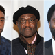 Chadwick Boseman attends the 2018 Film Independent Spirit Awards on March 3, 2018 in Santa Monica, California; Delroy Lindo poses with AOL at the Maxim Party at Centennial Hall at Fair Park on February 5, 2011 in Dallas, Texas; John David Washington attends the 25th Annual Screen Actors Guild Awards on January 27, 2019 in Los Angeles, California.